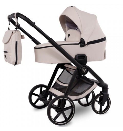 Junama Mami - wózek wielofunkcyjny, zestaw 2w1 z opcją 3w1 i 4w1 | 02 Beżowy